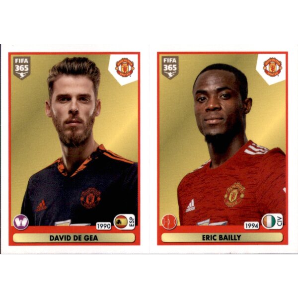 Sticker 58 - David de Gea - Eric Bailly