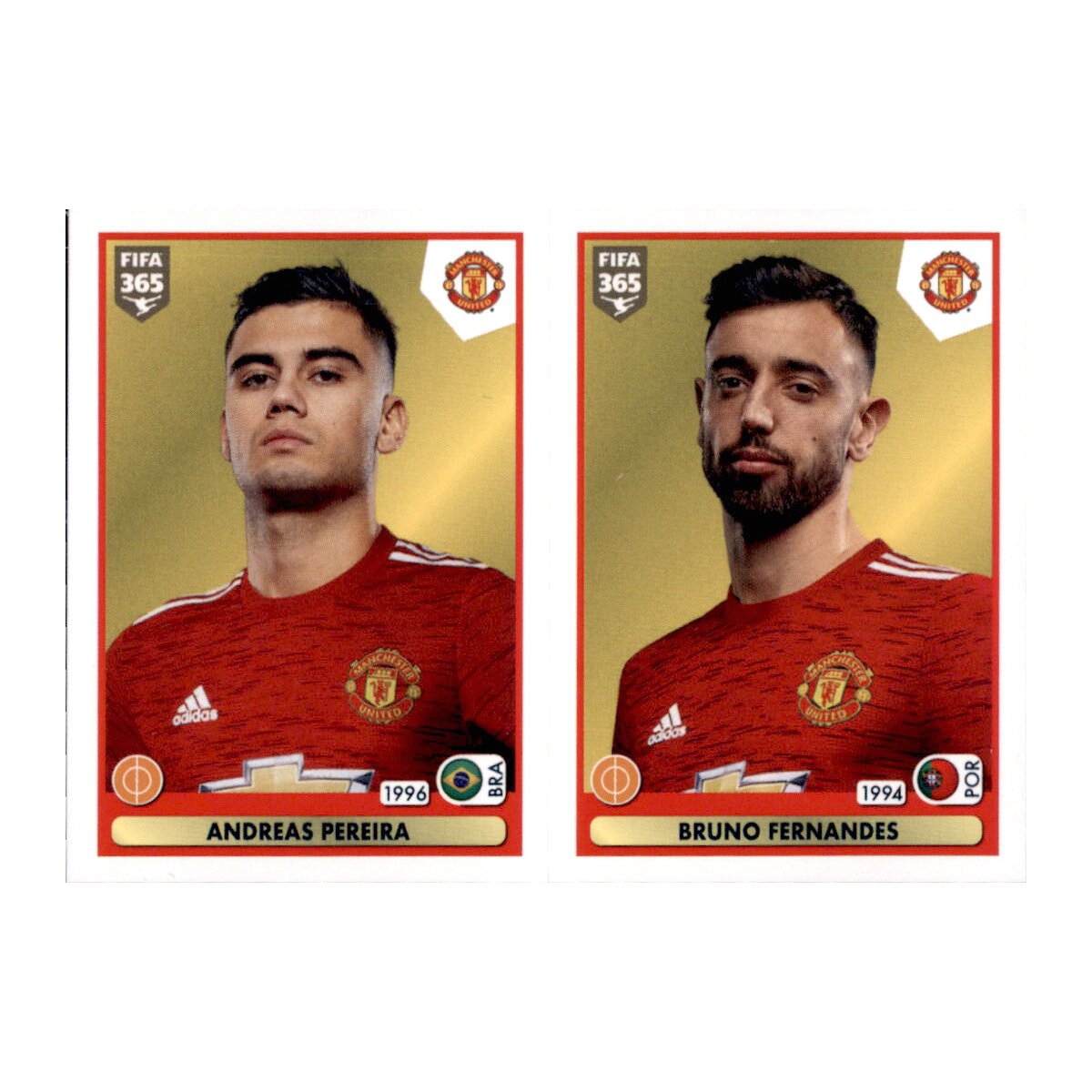 Sticker 68 Andreas Pereira Bruno Fernandes 0 39