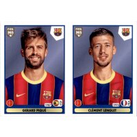 Sticker 107 - Gerard Pique - Clement Lenglet