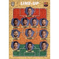 Sticker 113 - FC Barcelona - line-up