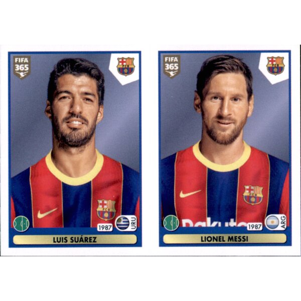 Sticker 118 - Luis Suarez - Lionel Messi