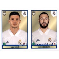 Sticker 133 - Luka Jovic - Karim Benzema