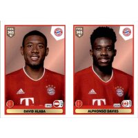 Sticker 157 - David Alaba - Alphonso Davies