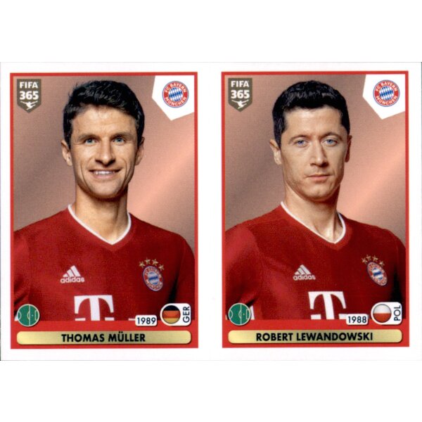 Sticker 166 - Thomas Müller - Robert Lewandowski