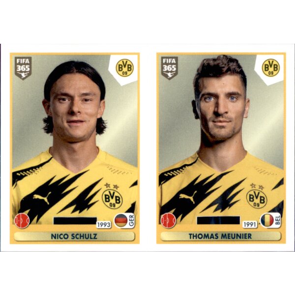 Sticker 172 - Nico Schulz - Thomas Meunier