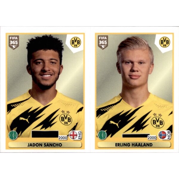 Sticker 181 - Jadon Sancho - Erling Haaland