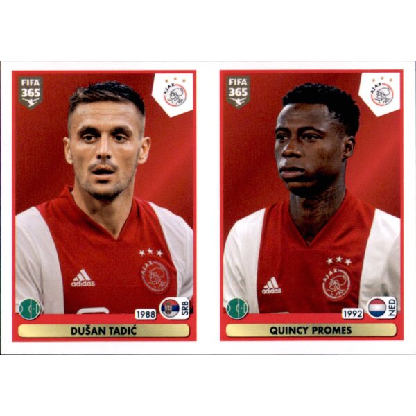 Sticker 322 - Dusan Tadic - Quincy Promes