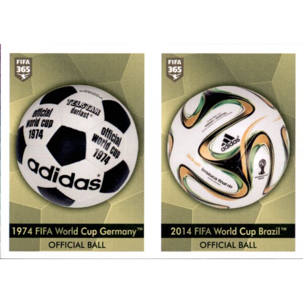 Sticker 414 - 1974 World Cup Germany - 2014 World Cup Brazil - Official ball