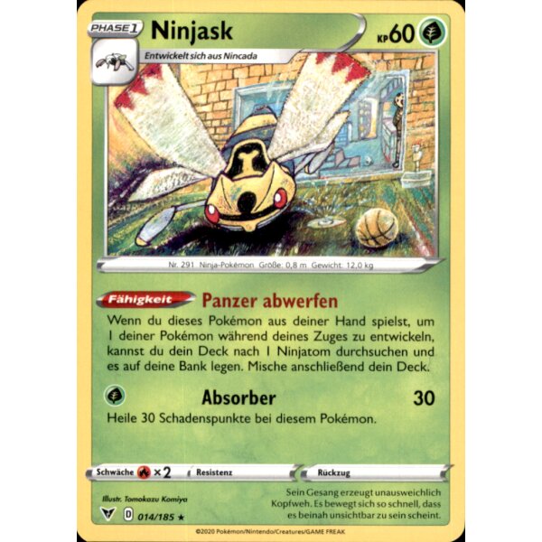 14/185 - Ninjask - Rare