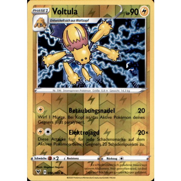 056/185 - Voltula - Reverse Holo