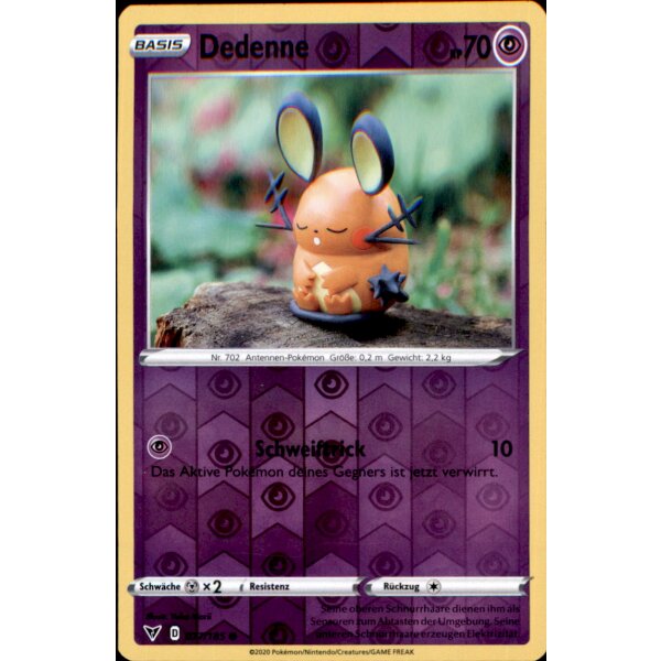 077/185 - Dedenne - Reverse Holo