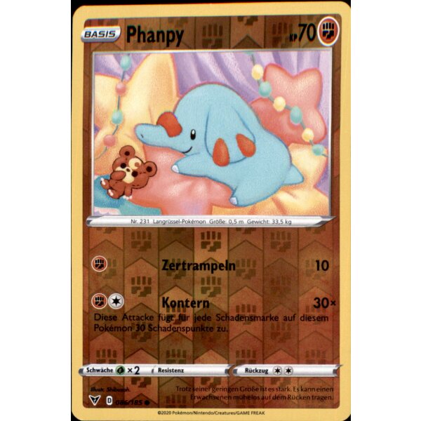 086/185 - Phanpy - Reverse Holo