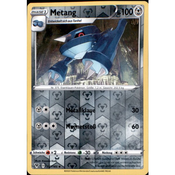 117/185 - Metang - Reverse Holo