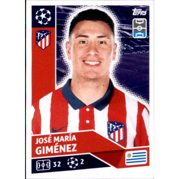 Sticker ATM6 - Jose Maria Gimenez - Atletico Madrid