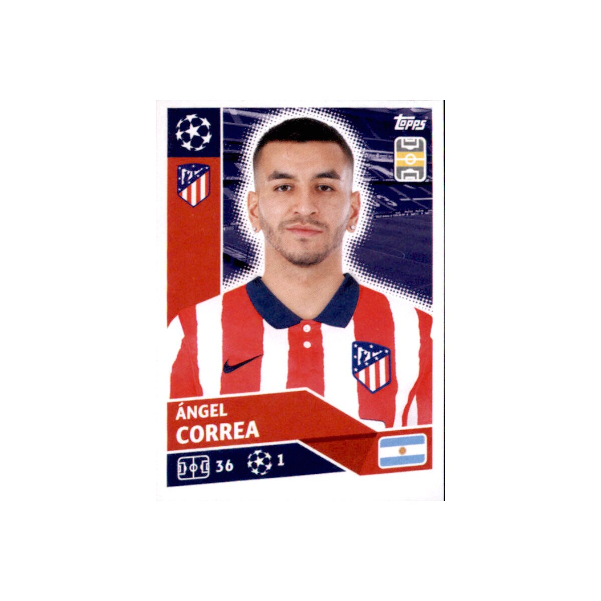 Sticker Atm14 Angel Correa Atletico Madrid 0 39