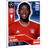 Sticker BAY6 - David Alaba - FC Bayern München