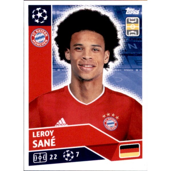 Sticker BAY14 - Leroy Sane - FC Bayern München