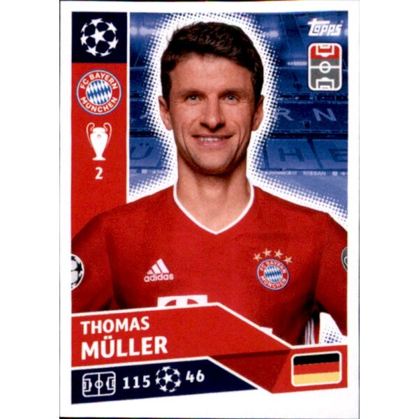 Sticker BAY16 - Thomas Müller - FC Bayern München