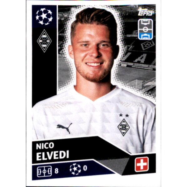 Sticker BMG6 - Nico Elvedi - Borussia Mönchengladbach