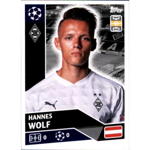 Sticker BMG11 - Hannes Wolf - Borussia Mönchengladbach