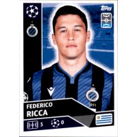 Sticker BRU6 - Federico Ricca - Club Brugge KV