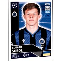 Sticker BRU8 - Eduard Sobol - Club Brugge KV