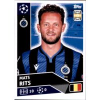 Sticker BRU9 - Mats Rits - Club Brugge KV