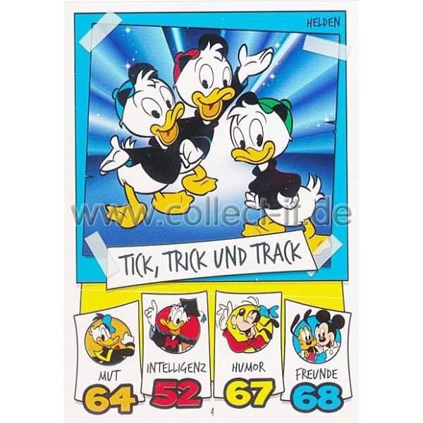 DS-004 - Tick, Trick und Track - Topps Disney Duck Stars