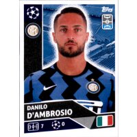 Sticker INT8 - Danilo DAmbrosio - Inter Mailand