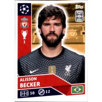 Sticker LIV3 - Alisson Becker - FC Liverpool