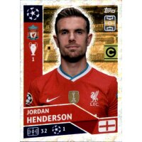 Sticker LIV10 - Jordan Henderson - Captain - FC Liverpool