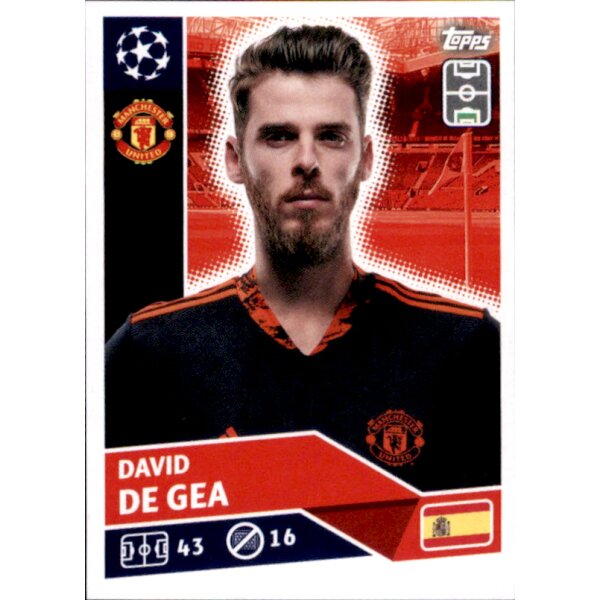 Sticker MUN3 - David De Gea - Manchester United