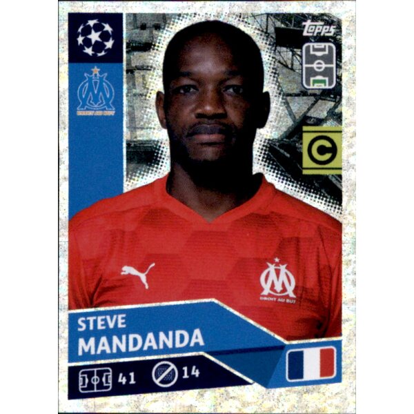 Sticker OLM3 - Steve Mandanda - Captain - Olympique Marseille