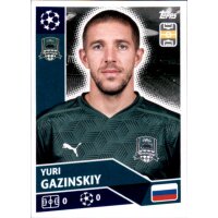 Sticker POF8 - Yuri Gazinskiy - FC Krasnodar