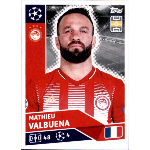 Sticker POF75 - Mathieu Valbuena - Olympiakos Piräus