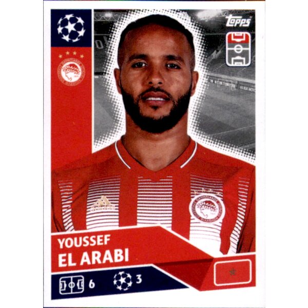 Sticker POF80 - Youssef El Arabi - Olympiakos Piräus