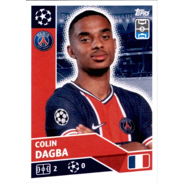 Sticker PSG4 - Colin Dagba - Paris St. Germain