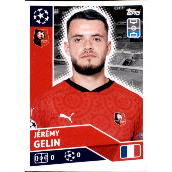 Sticker REN5 - Jeremy Gelin - Stade Rennais FC