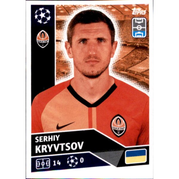 Sticker SHK4 - Serhiy Kryvtsov - FC Shakhtar Donetsk