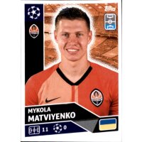 Sticker SHK5 - Mykola Matviyenko - FC Shakhtar Donetsk