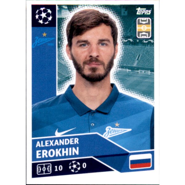 Sticker ZSP13 - Alexander Erokhin - FC Zenit St. Petersburg