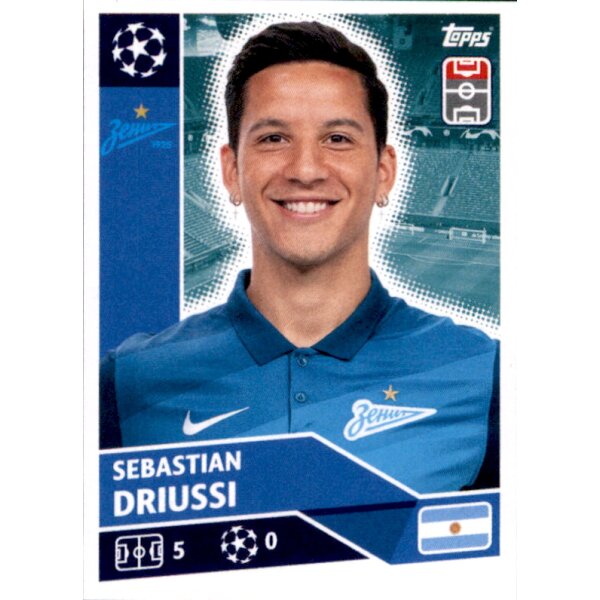 Sticker ZSP16 - Sebastian Driussi - FC Zenit St. Petersburg