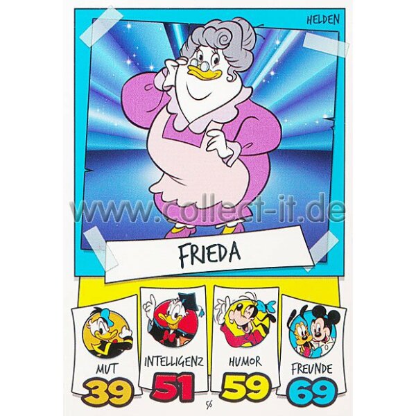 DS-056 - Frieda - Topps Disney Duck Stars