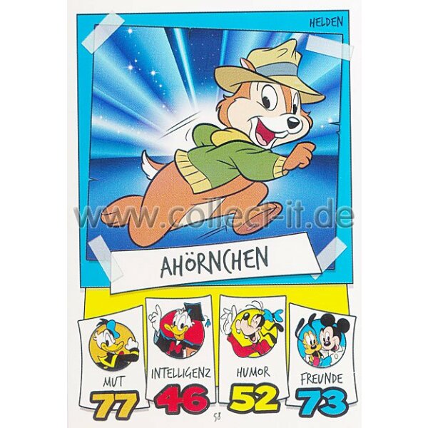 DS-058 - Ahörnchen - Topps Disney Duck Stars