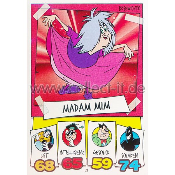 DS-082 - Madam Mim - Topps Disney Duck Stars