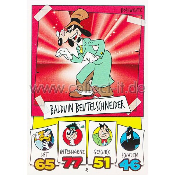 DS-083 - Balduin Beutelschneider - Topps Disney Duck Stars