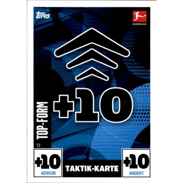 T2 - Top-Form - Taktik Karte - 2020/2021