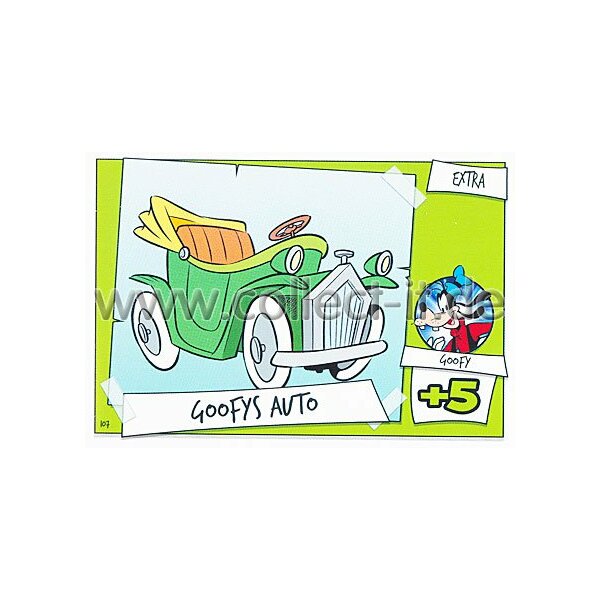 DS-107 - Goofys Auto - Topps Disney Duck Stars