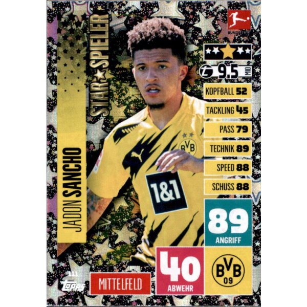 111 - Jadon Sancho - Star Spieler - 2020/2021