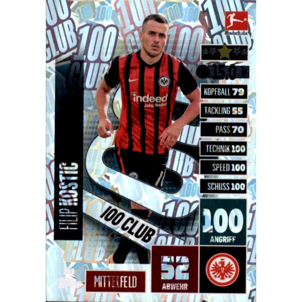 135 - Filip Kostic - Club 100 - 2020/2021